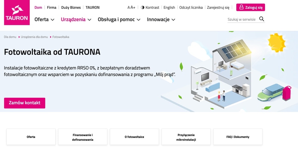 fotowoltaika od taurona