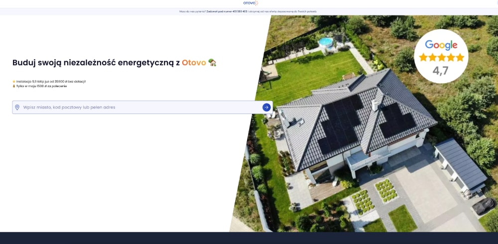 Otovo – przyglądamy się ofercie firmy w zakresie instalacji fotowoltaiki. Czy warto skorzystać? Wasze opinie