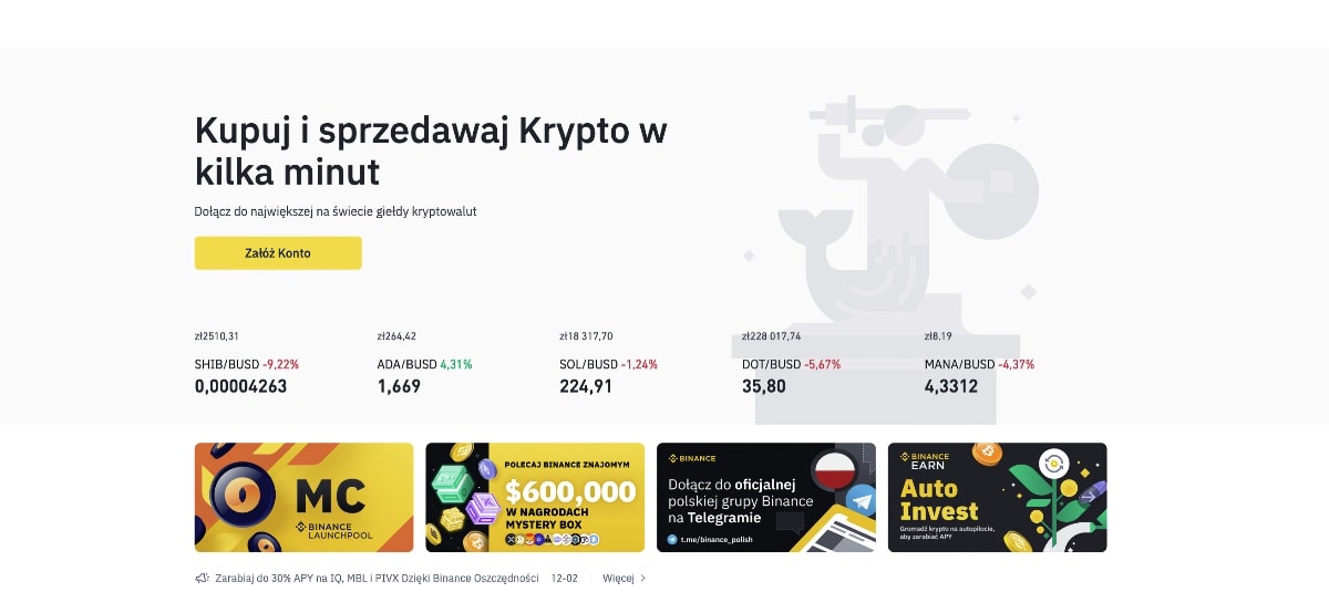 Binance – zyskująca coraz większą popularność giełda kryptowalut. Warto skorzystać? Wasze opinie