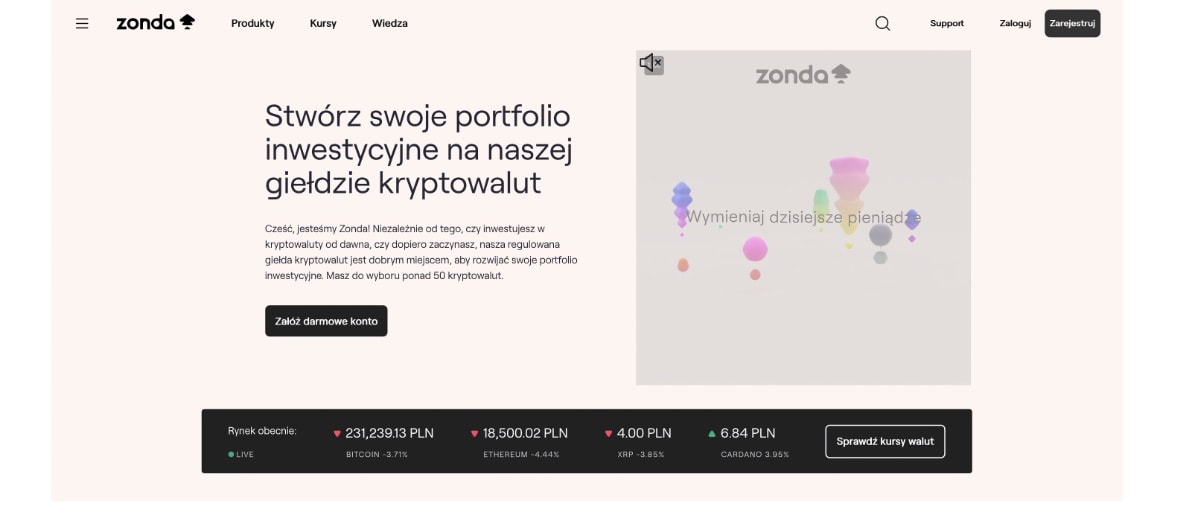 Zonda – dawne Bitbay – popularna w Polsce giełda krypto walut. Warto korzystać? Wasze opinie