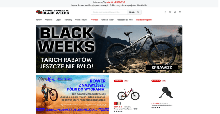 Sprint-rowery.pl – sklep z rowerami zyskujący popularność. Czy warto tu kupować? Wasze opinie
